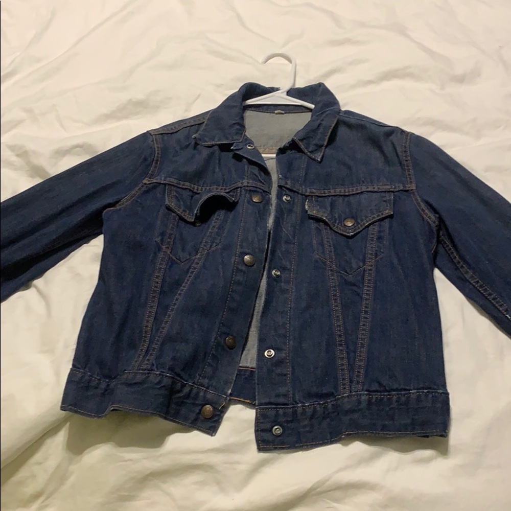 Dark jean jacket